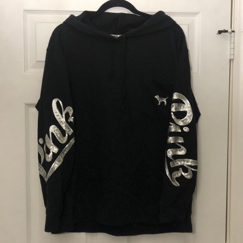 Victoria Secret PINK sequined pullover - Large